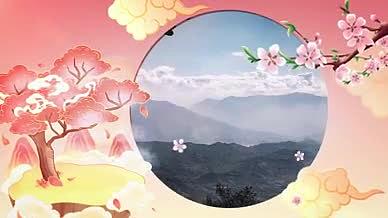 国潮风春季旅游图文模板视频的预览图